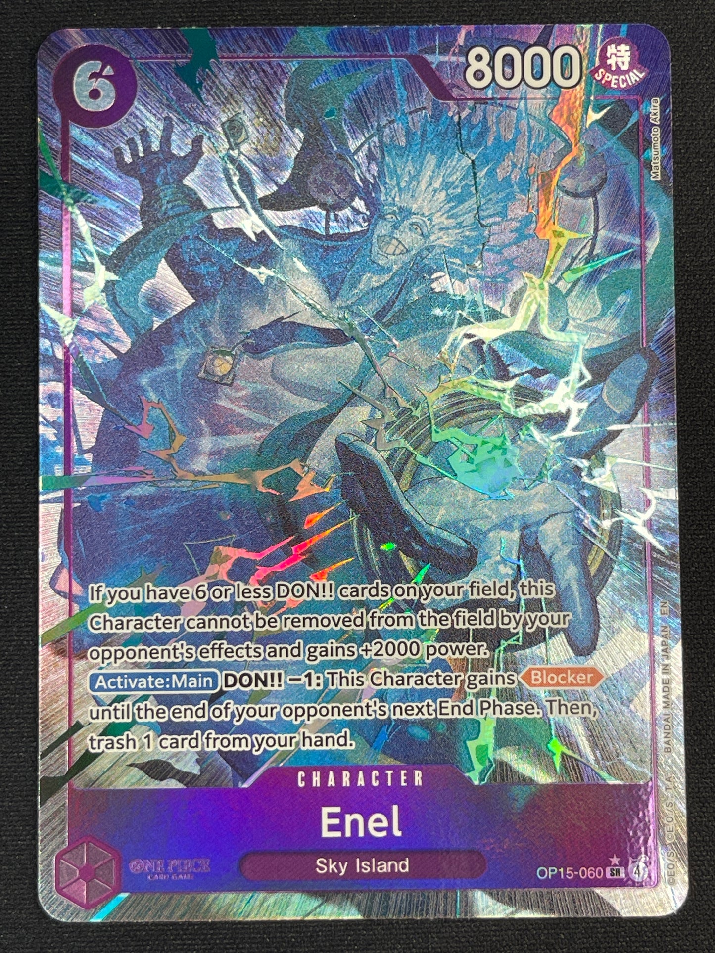Enel OP15-060 | Adventure on Kami's Island Alt Art NM One Piece
