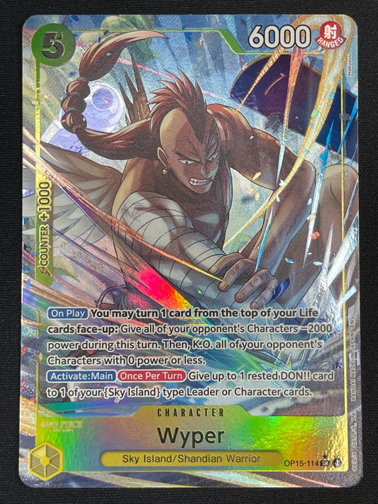 Wyper OP15-114 | Adventure on Kami's Island Alt Art NM One Piece