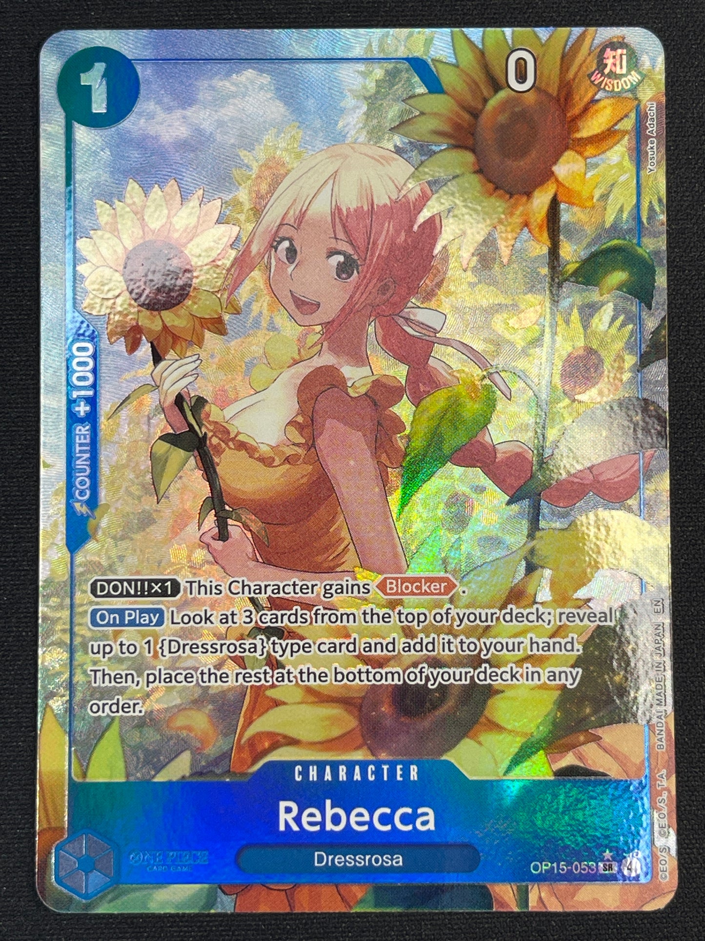 Rebecca OP15-053 | Adventure on Kami's Island Alt Art NM One Piece