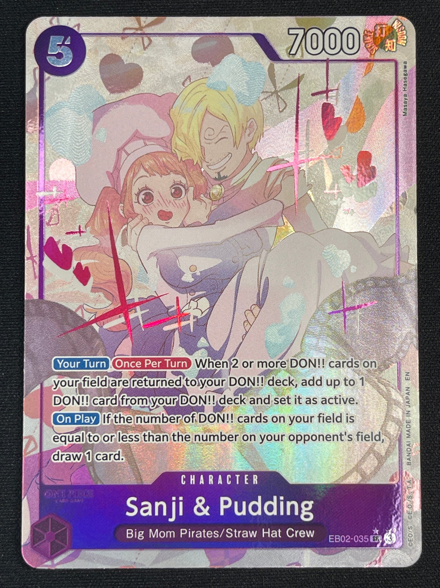 Sanji & Pudding EB02-035 | Anime 25th Collection Alt Art NM One Piece