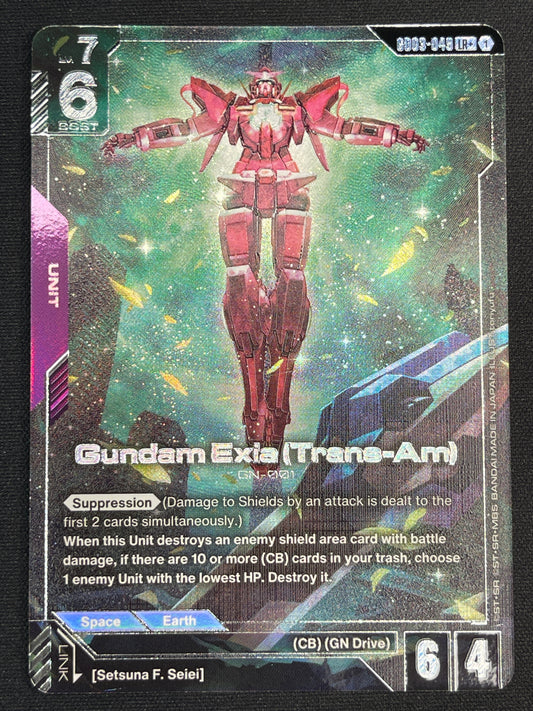 Gundam Exia (Trans-Am) GD03-049 LR+ | Steel Requiem NM Gundam Card Game