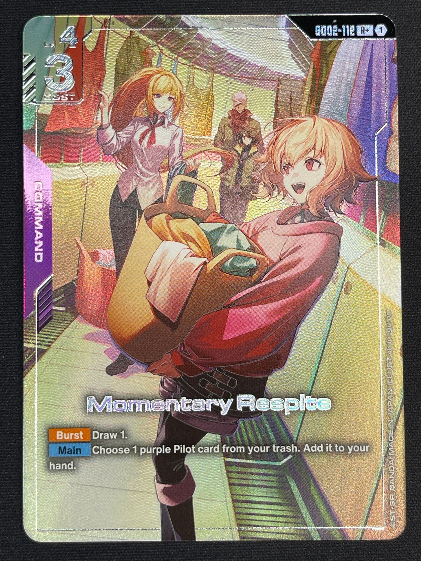 Momentary Respite GD02-112 R+ | Dual Impact NM Gundam Card Game