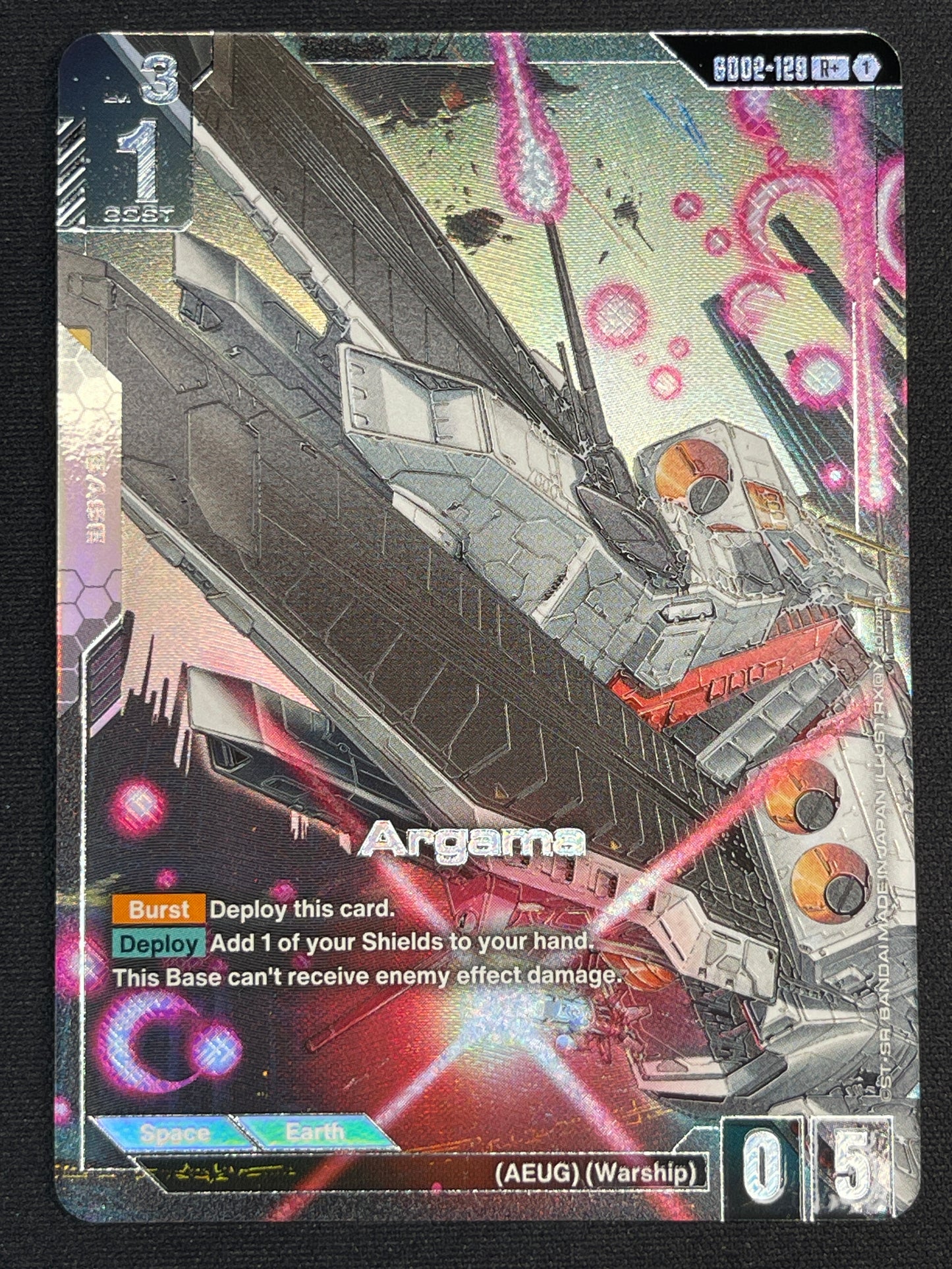 Argama GD02-129 R+ | Dual Impact NM Gundam Card Game