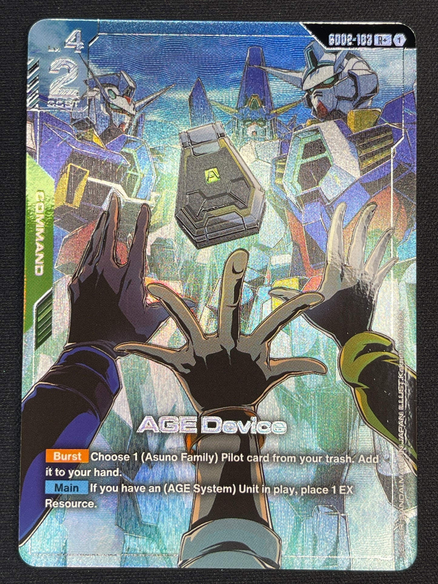 AGE Device GD02-103 R+ | Dual Impact NM Gundam Card Game