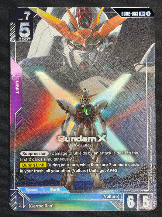 Gundam X GD02-053 LR+ | Dual Impact NM Gundam Card Game
