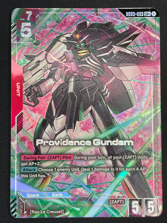 Providence Gundam GD03-033 LR+ | Steel Requiem NM Gundam Card Game