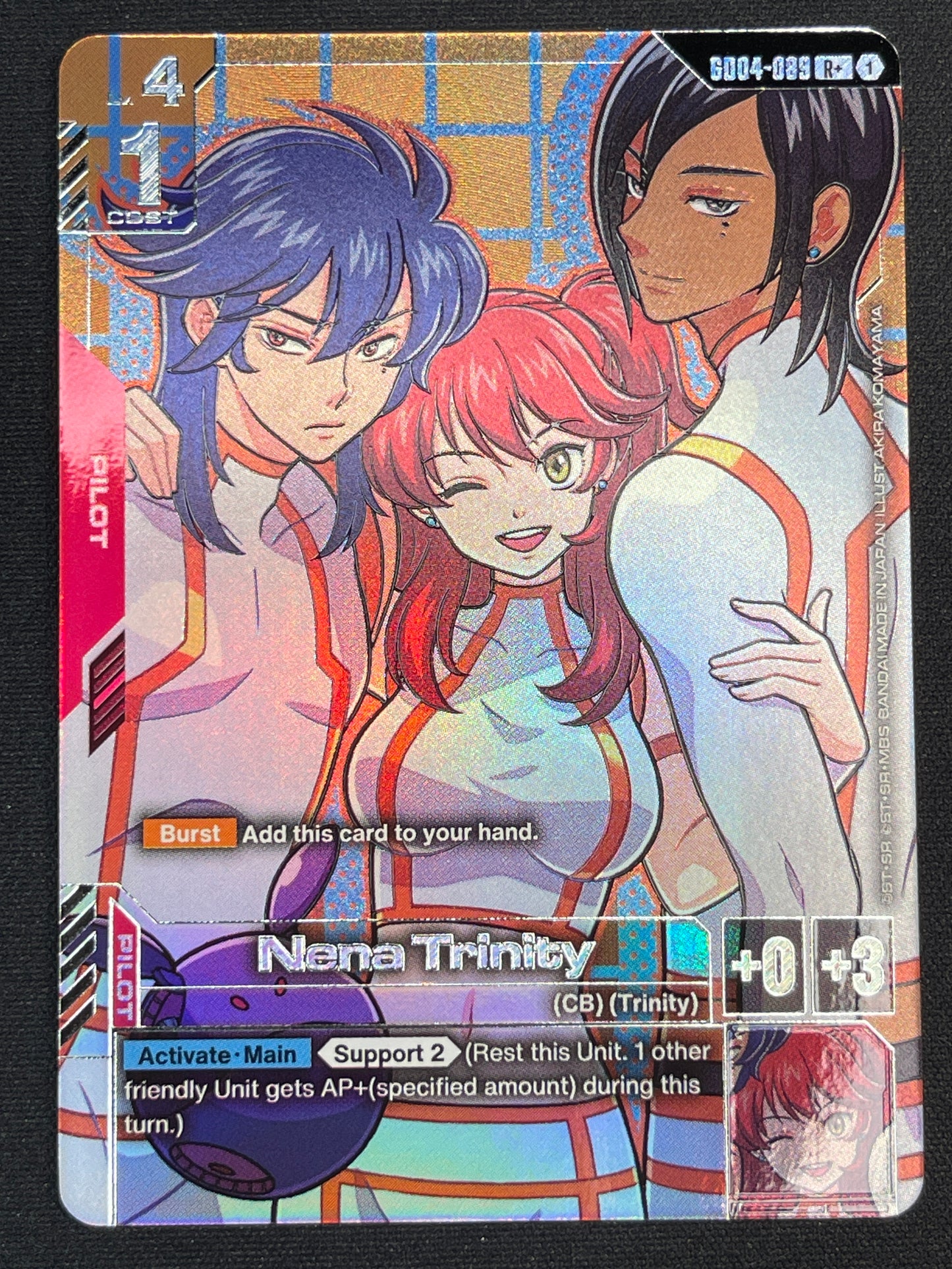 Nena Trinity GD04-089 R+ | Phantom Aria NM Gundam Card Game