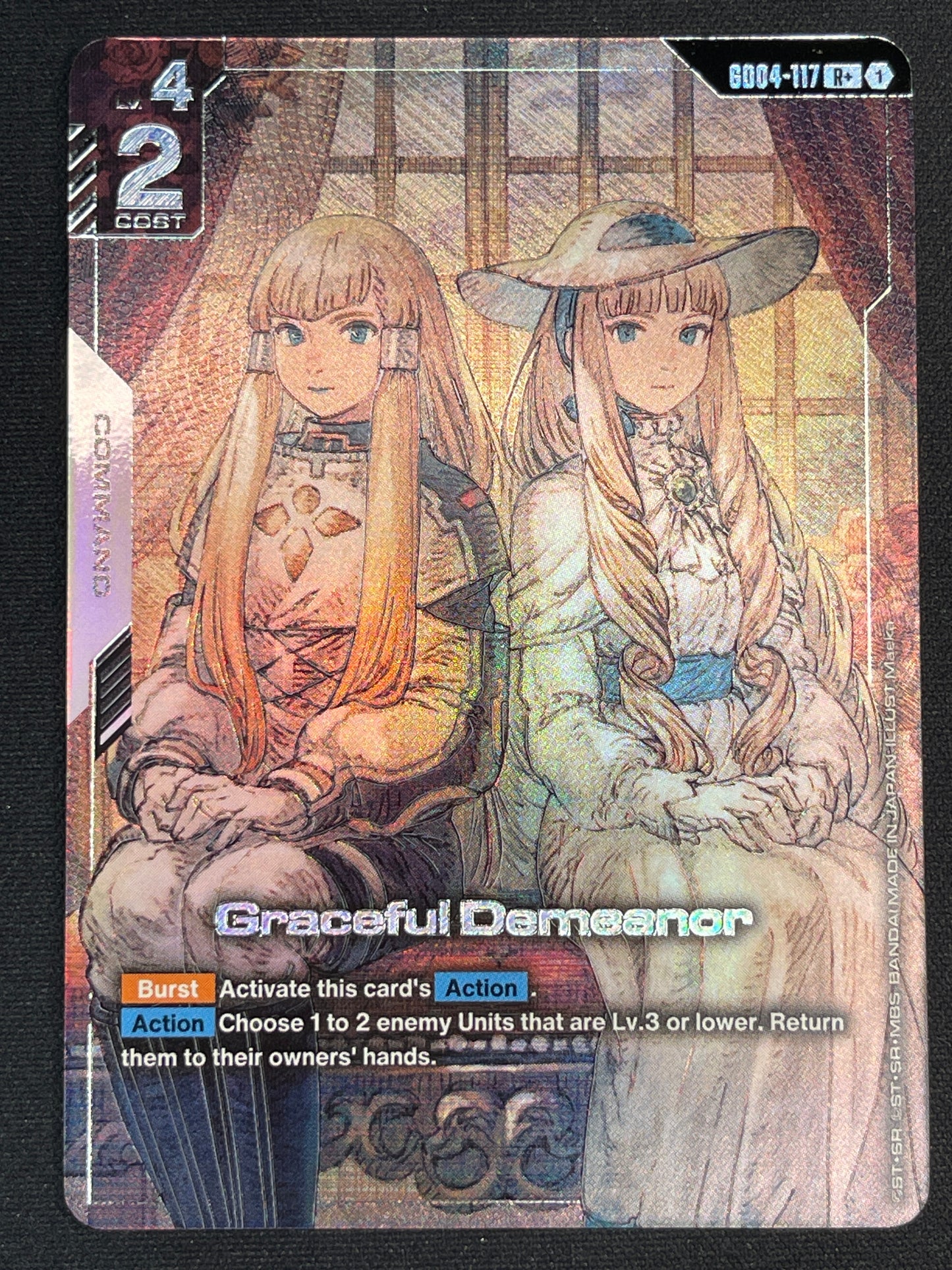 Graceful Demeanor GD04-117 R+ | Phantom Aria NM Gundam Card Game