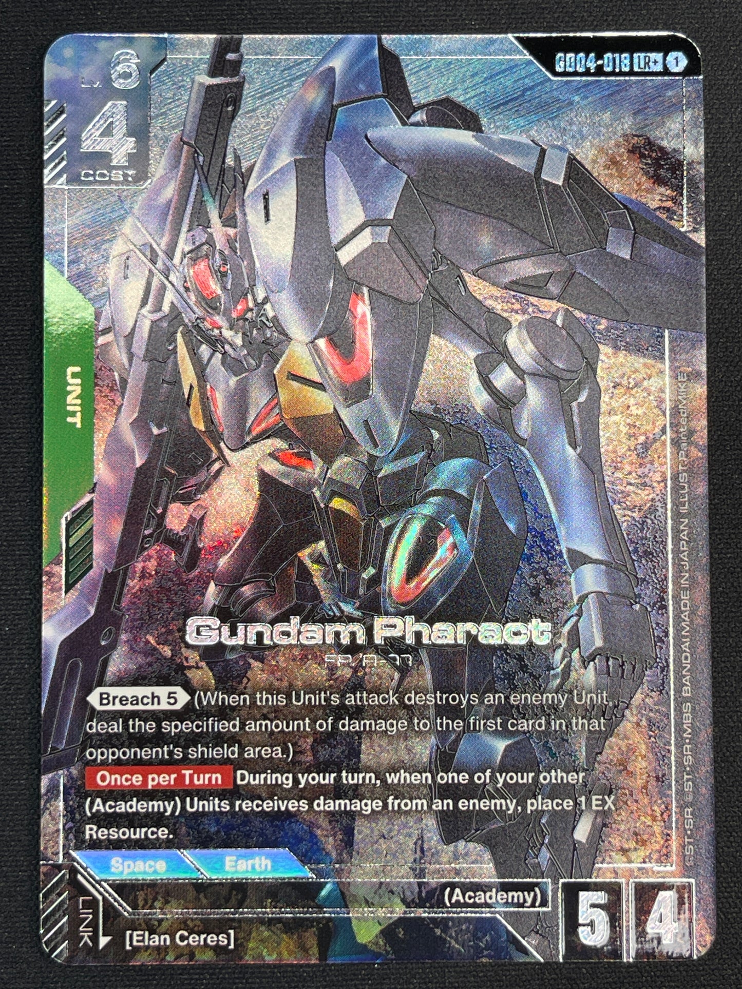 Gundam Pharact GD04-018 LR+ | Phantom Aria NM Gundam Card Game