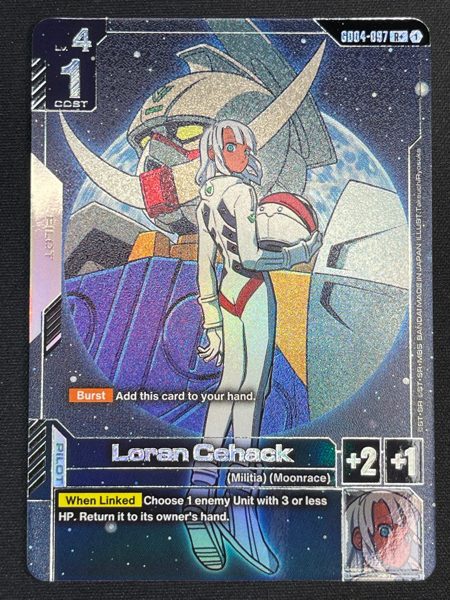 Loran Cehack GD04-097 R+ | Phantom Aria NM Gundam Card Game