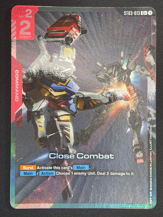 Close Combat ST03-013 Alt Art NM Gundam Card Game