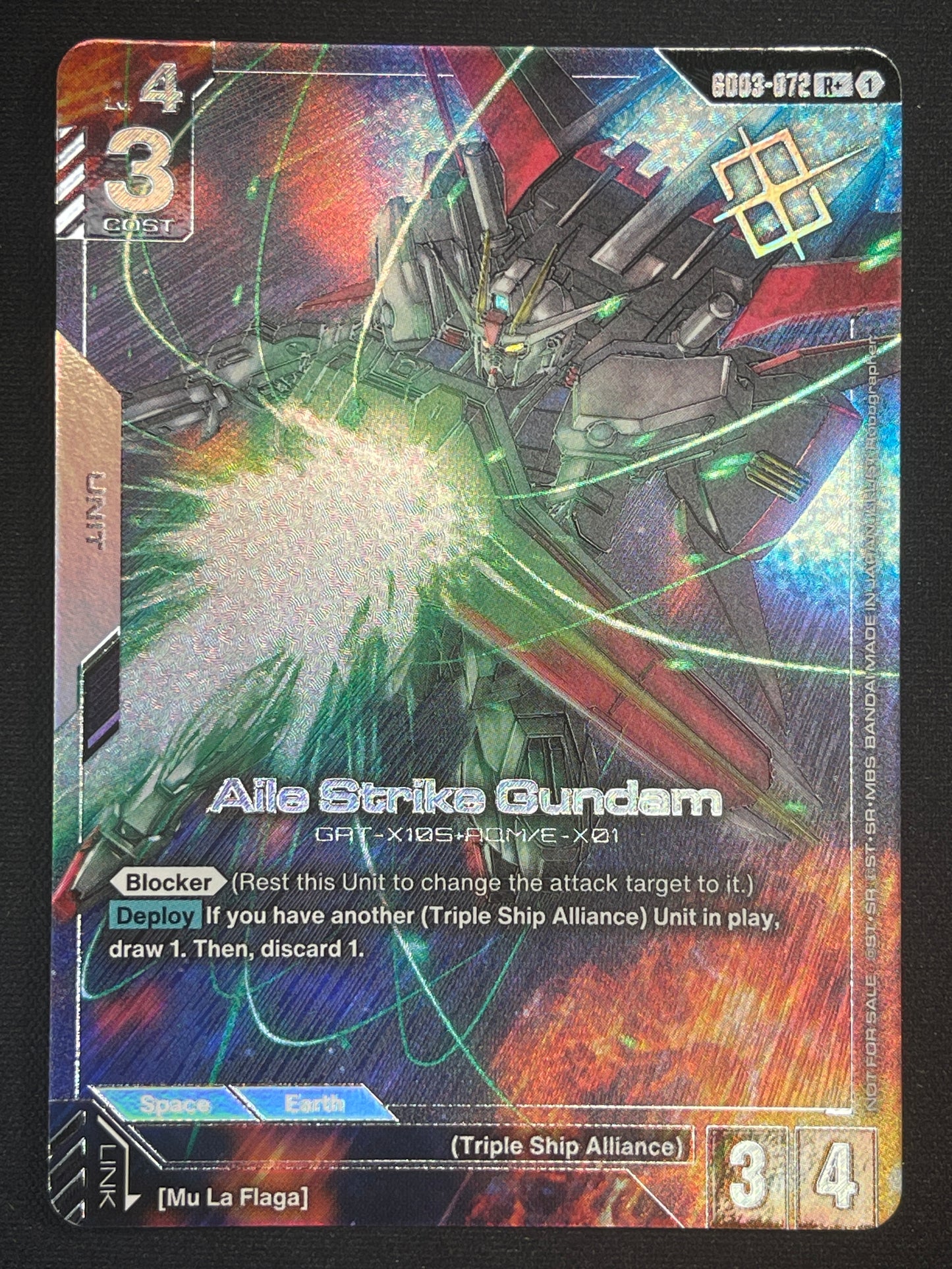 Gundam TCG Aile Strike Gundam GD03-072 Winner Promo NM