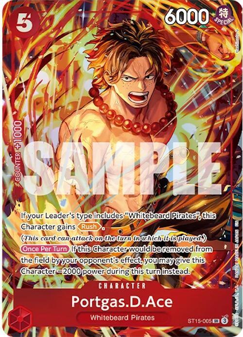 Portgas D Ace ST15-005 | Illustration Box Vol 5 Promo Foil NM One Piece