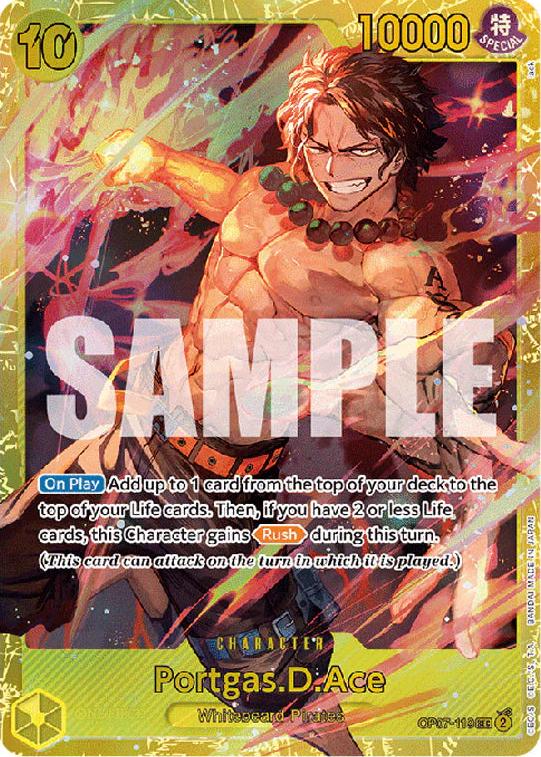 Portgas D Ace OP07-119 | 500 Years in the Future SEC NM One Piece