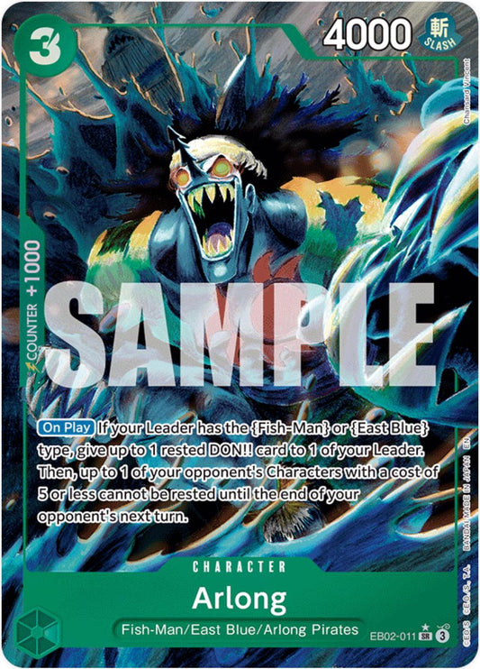 Arlong EB02-011 | Anime 25th Collection SR Alt Art Foil NM One Piece