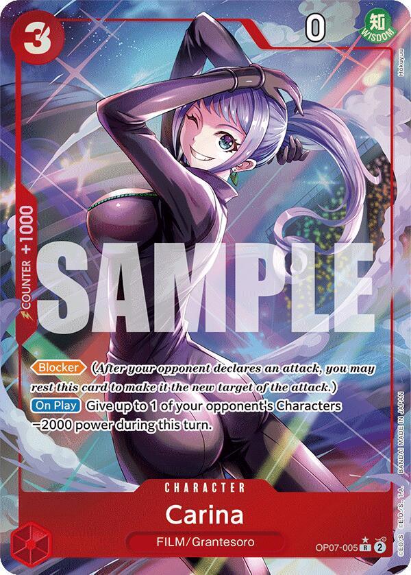 Carina OP07-005 | 500 Years in the Future R Alt Art NM One Piece