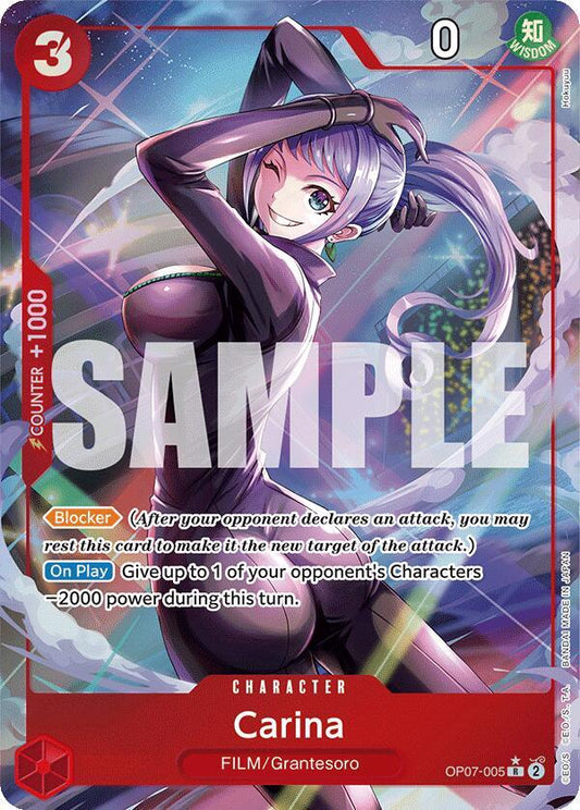 Carina OP07-005 | 500 Years in the Future R Alt Art NM One Piece