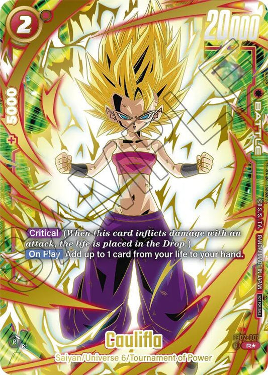 Caulifla FB02-007 | Ultimate Battle Championship Promo NM Fusion World