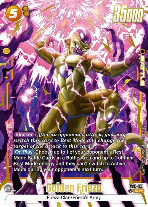 Golden Frieza FB07-079 | Wish For Shenron Alt Art NM Fusion World