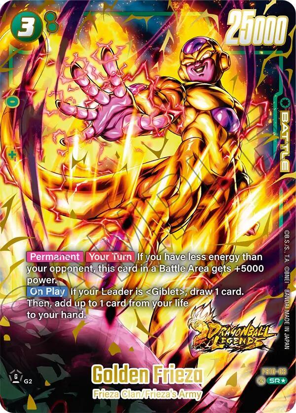 Golden Frieza FS10-03 | Starter Deck FS10 SR Alt Art NM Fusion World