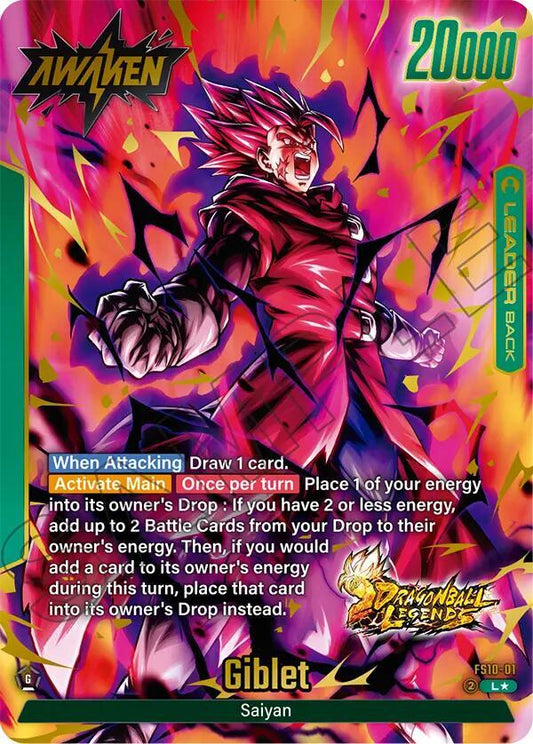Giblet FS10-001 | Starter Deck FS10 Bonus Pack Leader Alt Art NM Fusion World