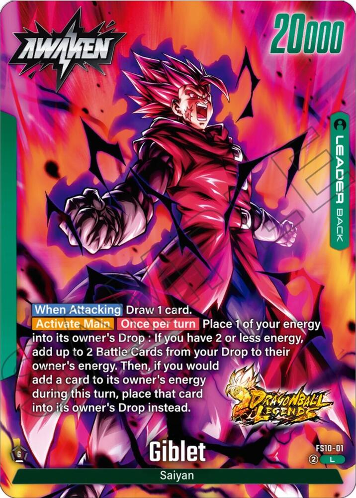 Giblet FS10-01 | Starter Deck FS10 Leader Holo NM Fusion World