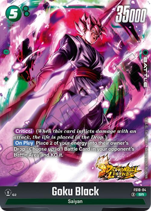 Goku Black FS10-04 | Starter Deck FS10 SR Foil NM Fusion World