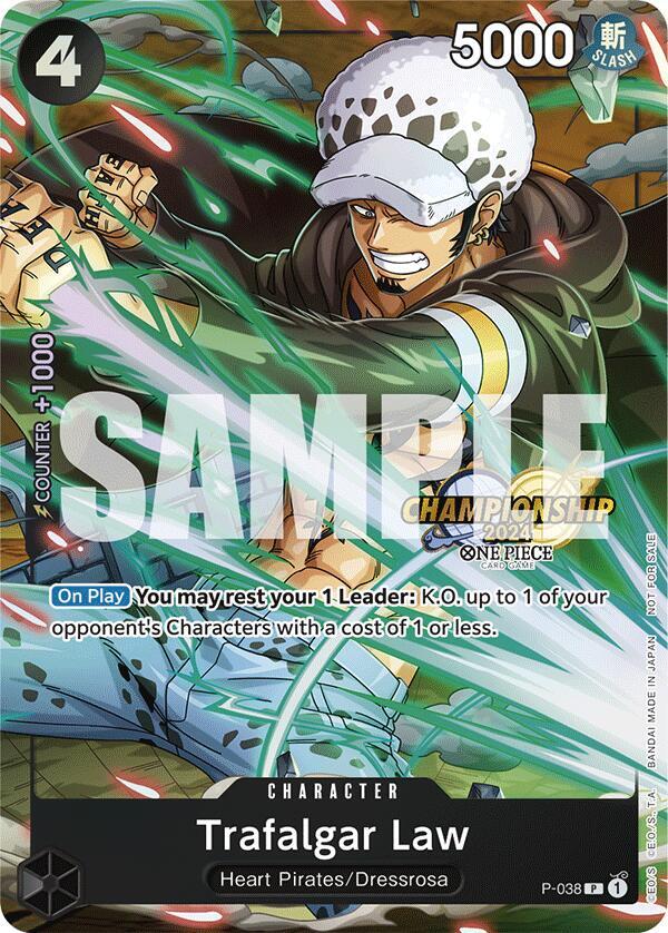 Trafalgar Law P-038 | CS 2024 Event Pack Promo NM One Piece Card