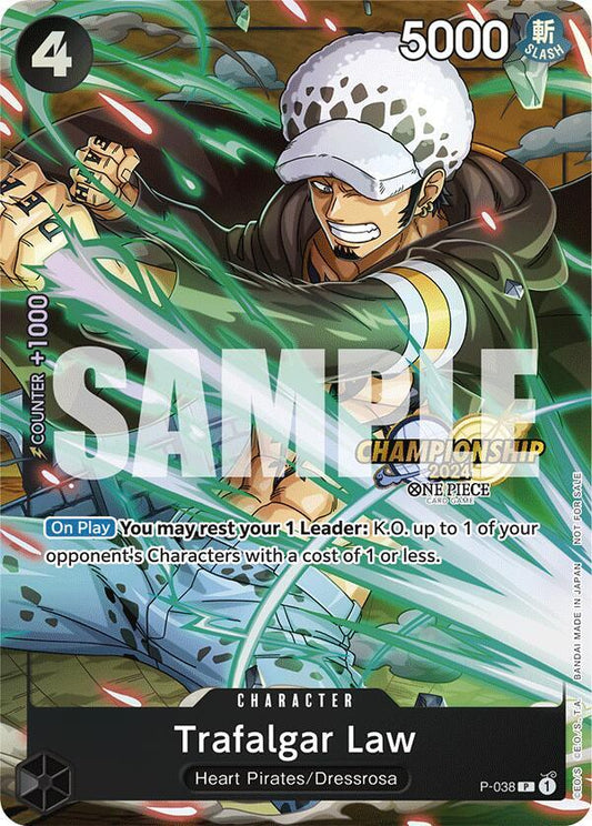 Trafalgar Law P-038 | CS 2024 Event Pack Promo NM One Piece Card