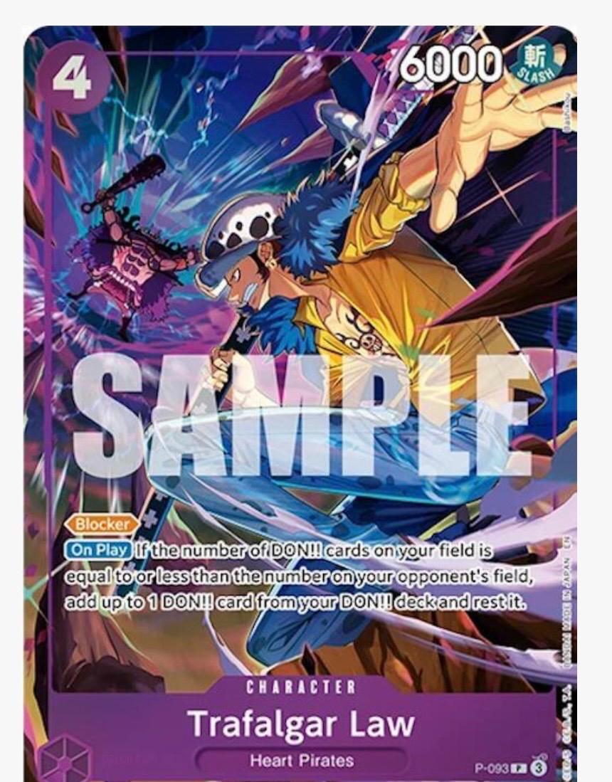 Trafalgar Law P-093 | Illustration Box Vol 6 Promo Foil NM One Piece