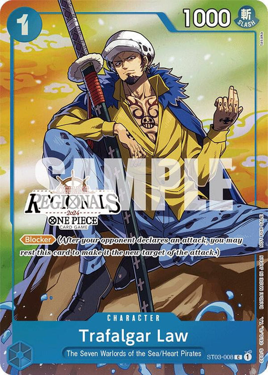 Trafalgar Law P-LAW | Regional 2024 Vol 2 Promo NM One Piece Card