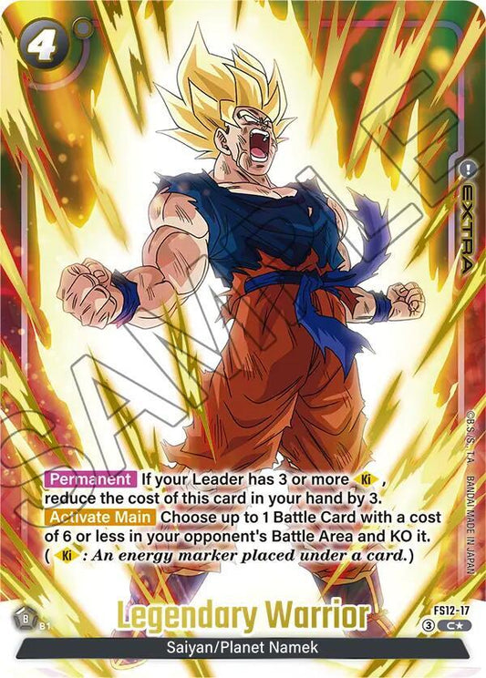 The Beat of Ki Legendary Warrior FS12-017 | Beat of Kai Gold Alt Art NM Fusion World