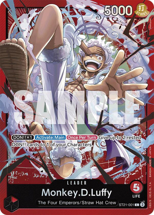 Monkey D Luffy ST21-001 | Starter Deck EX Gear 5 NM One Piece