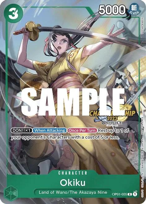 Okiku OP01-035 | CS 2023 Championship Promo NM One Piece