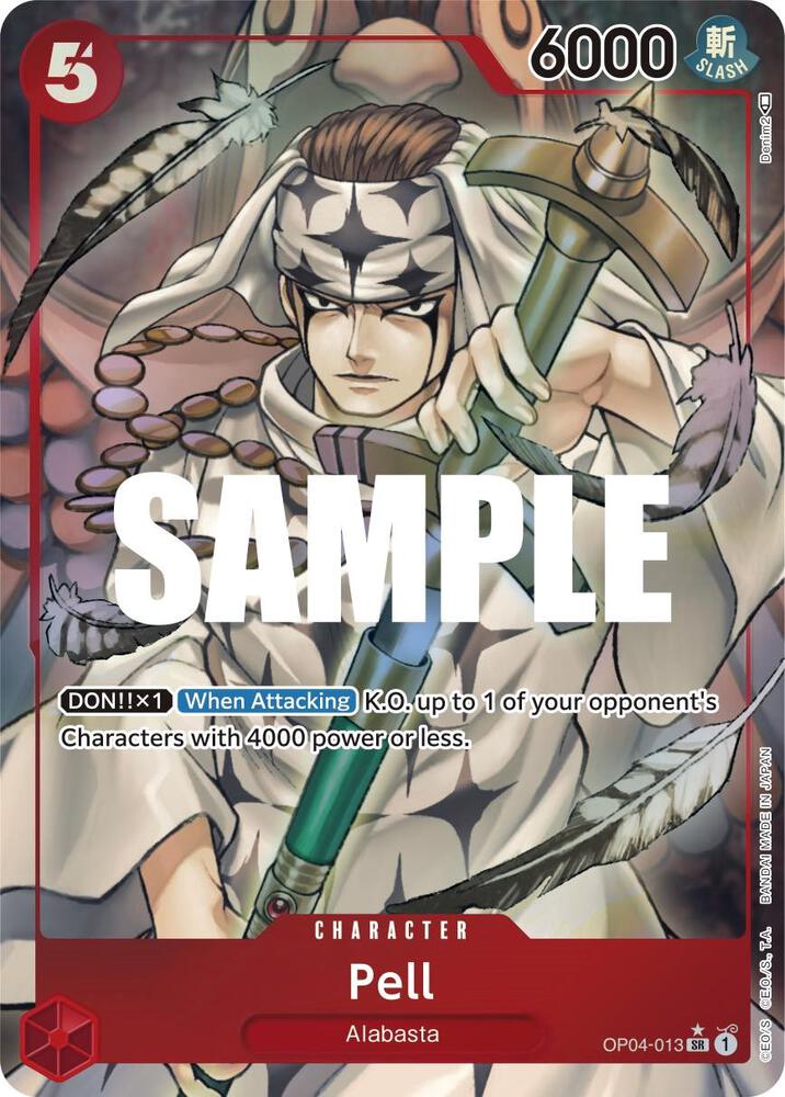 Pell OP04-013 | Kingdoms of Intrigue SR Alt Art NM One Piece