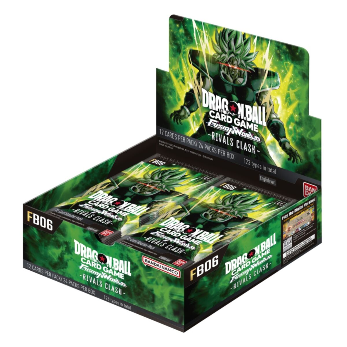 Dragon Ball Super Card Game Fusion World FB-06 Rivals Clash Booster Box
