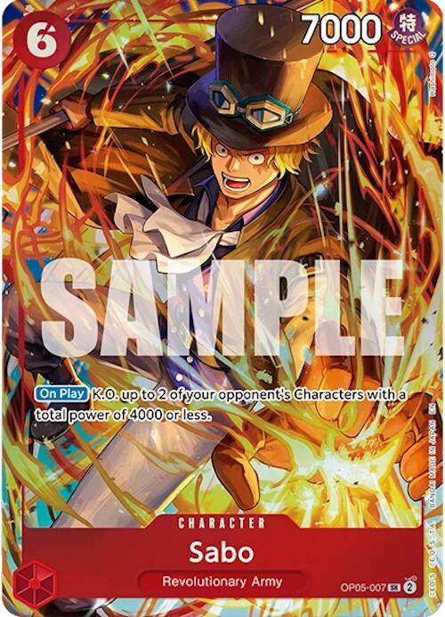 Sabo OP05-007 | Illustration Box Vol 5 Promo NM One Piece