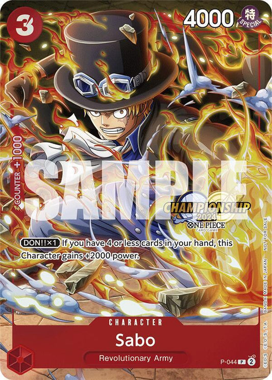 Sabo P-044 | CS 2024 Event Pack Promo NM One Piece