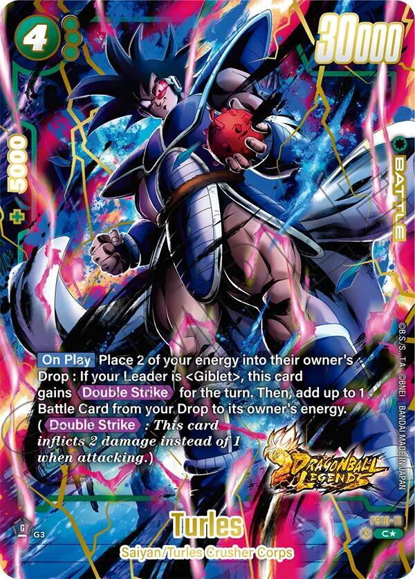 Turles FS10-11 | Starter Deck FS10 Alt Art NM Fusion World