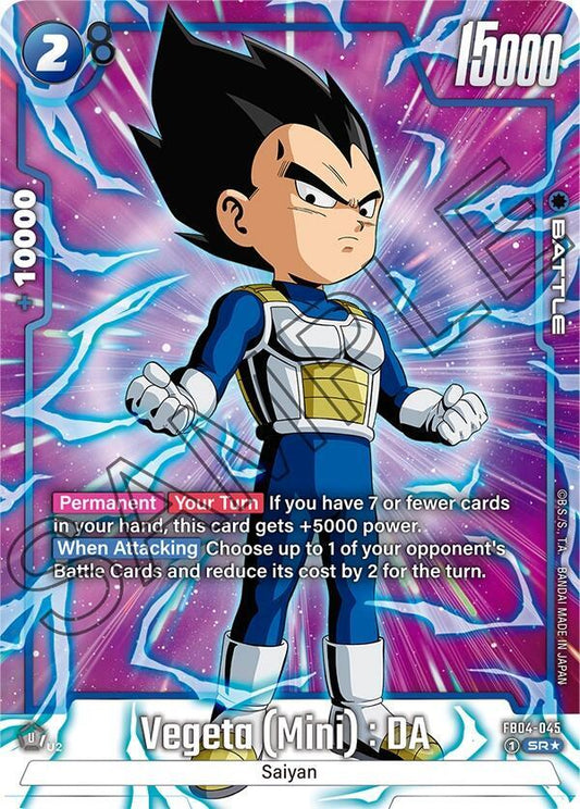 Vegeta Mini FB04-045 | Ultra Limit DA Alt Art NM Fusion World